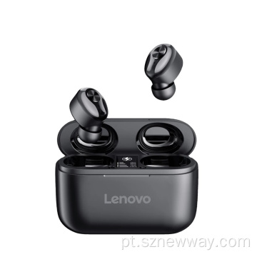 Fone de ouvido Lenovo HT18 TWS com tela LED Fones de ouvido sem fio